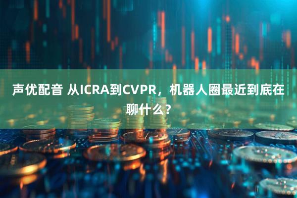 声优配音 从ICRA到CVPR，机器人圈最近到底在聊什么？